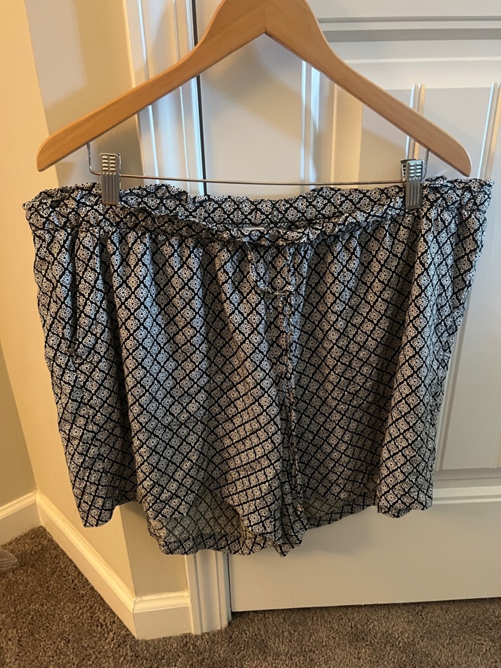 Rayon pull on shorts
